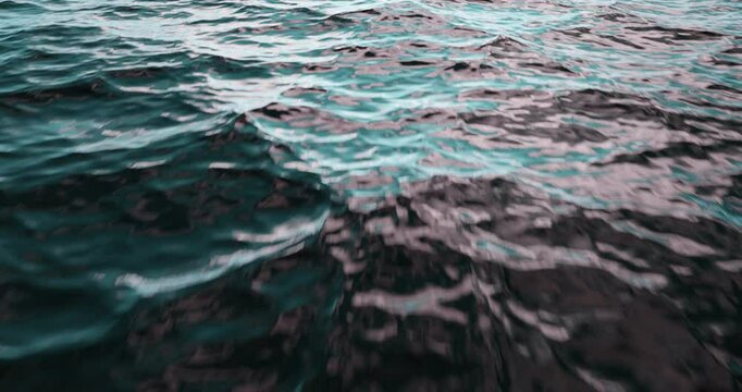 4K Bird eye view of beutiful ocean wave background.