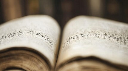 Fototapeta premium Artistic white canvas showcasing a diary page with text, emphasizing the clarity and neat organization of the written content