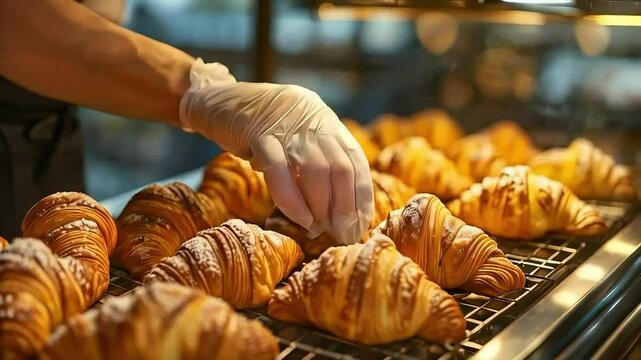 croissant in the market