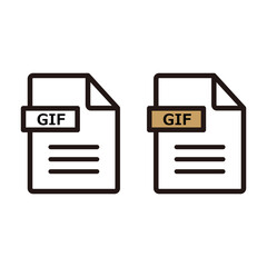 GIF形式のファイルのアイコン