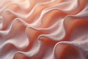 Smooth Linen Fabric Waving in Soft Pastel Colors – Serene and Elegant Background