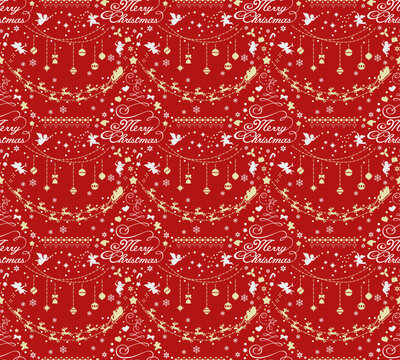 クリスマスの背景パターン1b