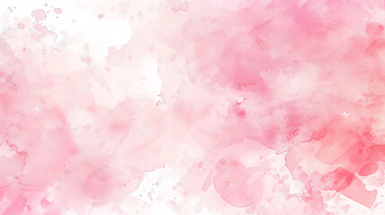 Fototapeta premium Light pink watercolor-style background illustration.