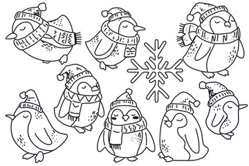 coloring page, ribbon, elf, claus, color, kid, drawn, retro, snowman, collection, book, fun, symbol, greeting, season, celebration, outline, december, graphic, hand, white, icon, background, character