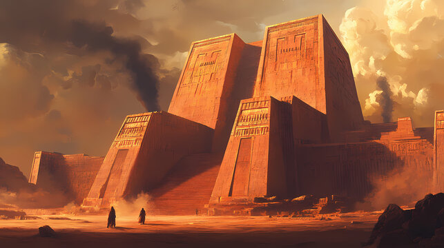 Explore city of nippur home to the ziggurat of enlil chief deity of the sumerian pantheon and a center of religious authority in ancient mesopotamia. Sumerian Ziggurat. Illustration