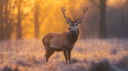 Majestic Deer at Dawn