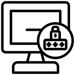 Obraz premium Password Icon