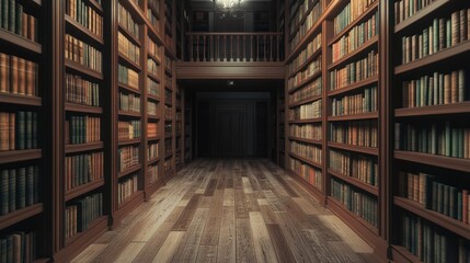 Obraz premium The Enchanting Library
