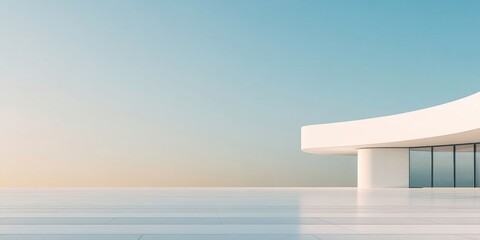 Fototapeta premium building on a beach