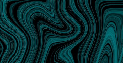 Fototapeta premium green abstract swirl seamless background curved expanding scifi liquid oil fluid style with lines wallpaper effect Nostalgia, vintage, retro
