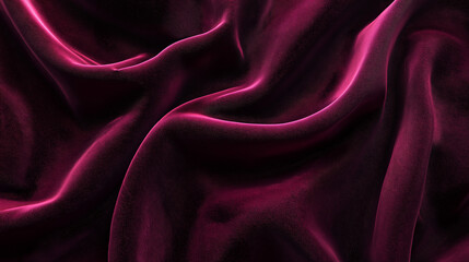 Obraz premium Velvet fabric with deep rich burgundy