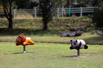 なぜかほっこりする公園の遊具