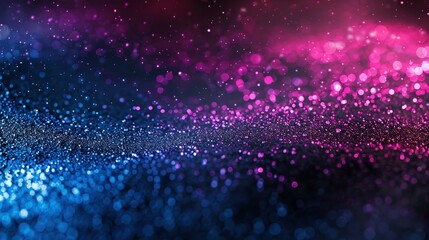 Obraz premium Abstract Gradient Banner: Dark Blues, Purples, Magentas, Pinks, Blacks Create Unique Noise Texture