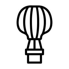 hot air balloon Line Icon