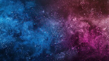 Obraz premium Abstract Color Gradient Poster Header: Featuring Dark Blues through Magenta Pinks with Black Accents