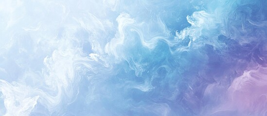 Obraz premium Abstract Blue and White Swirls