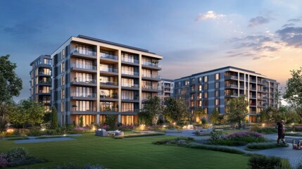 Urban Residential Development with Inviting Atmosphere