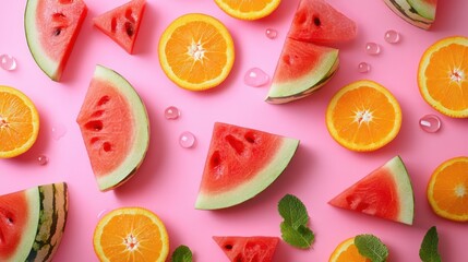 Summer Fruits Background
