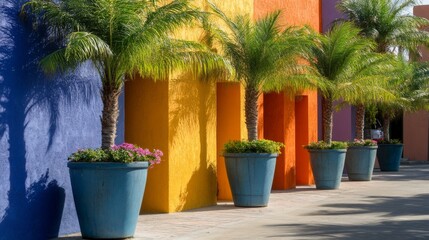 Vibrant Modern Design in Maintenance Area