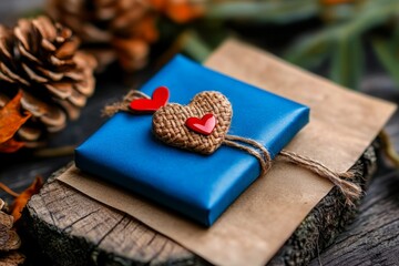 Close-up of a handwritten note or text message with a heart doodle, symbolizing the sweet and simple gestures of a crush, symbolizing affection and innocence