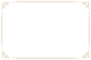 Elements of ornate vintage frames. Border gold on white classic calligraphy swirls, floral motifs. Design print for greeting cards, wedding invitations, restaurant menu, royal certificates. Set 376