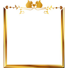 Gold Square Border