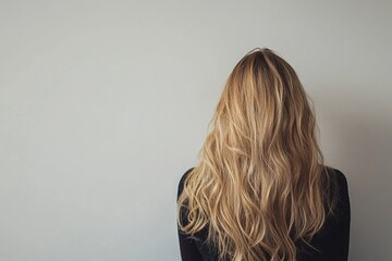 Fototapeta premium woman with long hair