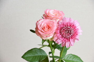 ピンクの花束