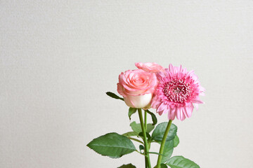 ピンクの花束