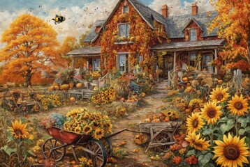 autumn in the forest