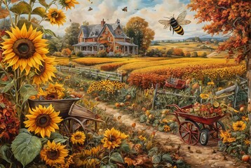 autumn landscape in the autumn