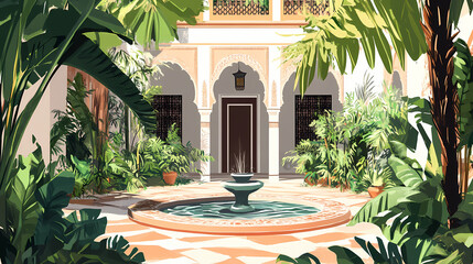 fountain in the park
