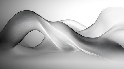 Abstract flowing lines in shades of gray on a white background.