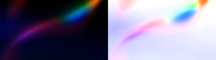 Deep magenta and blue light overlay with swirling streaks, creating a dreamy effect on transparent.  Black and Transparent PNG for overlay effect.