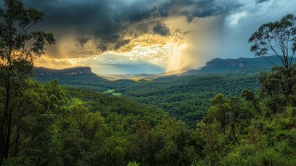 Ominous storm clouds generative ai