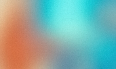 Red blue grainy color gradient background glowing noise texture cover header poster banner design, poster, copy space