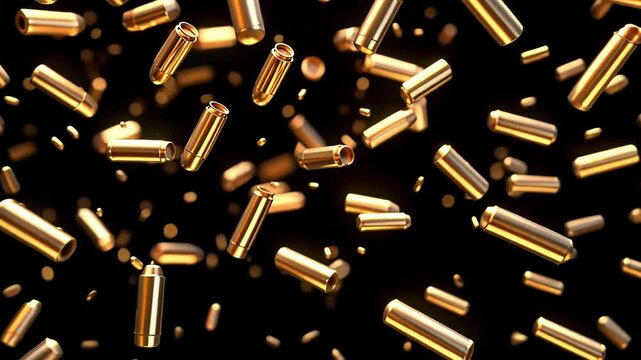 Golden Bullets Flying in Dark Space