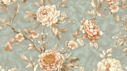 Floral Pattern Wallpaper