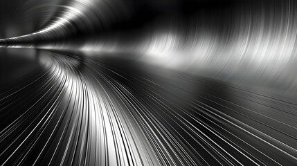 Abstract 3D Background with Silver Lines