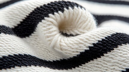 Detailed zebra print with bold, high-contrast stripes, each curve flowing naturally to form a mesmerizing, organic texture