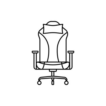 recommend clip art: Gaming Chair outline icon