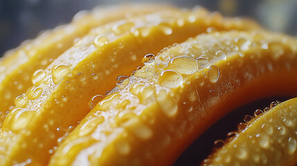 Three Ripe Spotted Bananas on a Rustic Surface, Perfect for Baking or Snacking