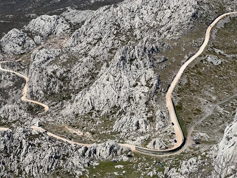 Old Road to Tulove Grede and over Velebit Mountain - Velebit Nature Park, Croatia (Majstorska cesta - makadamska cesta preko velebitskog prijevoja Mali Alan, park prirode Velebit - Hrvatska)