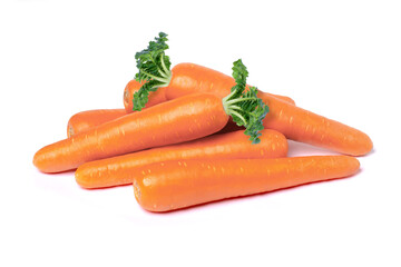 carrots isolated on white background