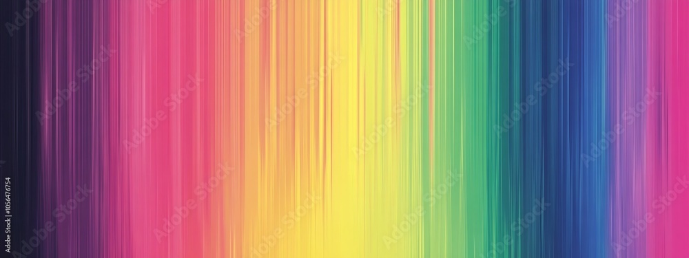 Poster Colorful Vertical Gradient Background with Motion Blurred Stripe Patterns : Generative AI