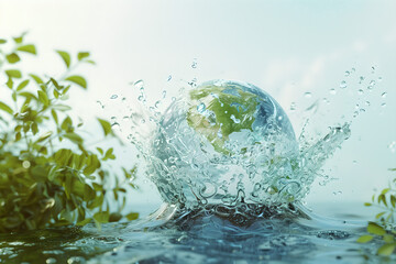 earth in water