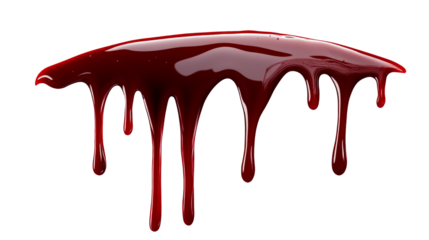 High-Quality PNG A blood spatter. A blood flowing down. Bloody pattern. Concepts of blood can be used in design Isolated on White Background – High Resolution
