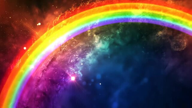 Rainbow Chrom _Text Effect Video