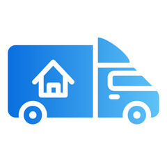 truck Gradient icon