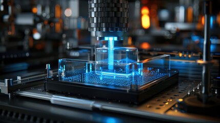 Nanofabrication: The process of designing and producing devices with features at the nanometer scale, essential for semiconductor and nanodevice manufacturing.
